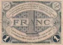 France 1 Franc - Chambre de Commerce - Rochefort sur Mer - 5ème série -25-02-1920
