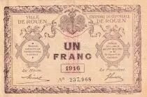 France 1 Franc - Chambre de Commerce - Rouen - 1916