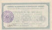 France 1 Franc - Chambre de commerce -Montlu&ccedil;on-Gannat - 28-04-1916 - S&eacute;rie B