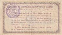 France 1 Franc - Chambre de commerce -Montlu&ccedil;on-Gannat -05-10-1915- S&eacute;rie B