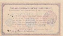 France 1 Franc - Chambre de commerce -Montlu&ccedil;on-Gannat -05-10-1915- S&eacute;rie C