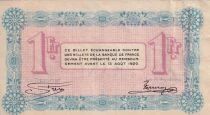 France 1 Franc - Chambre de Commerce d\'Annecy - 13-08-1915 - S&eacute;rie 142