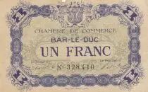 France 1 franc - Chambre de commerce de Bar-Le-Duc - 1&egrave;re &eacute;mission - 1917