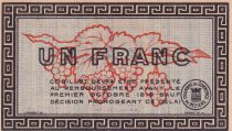 France 1 Franc - Chambre de commerce de Béziers - 1914 - Serial B 12.70 - P.27-8