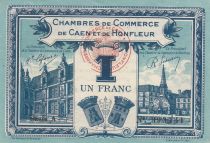 France 1 franc - Chambre de Commerce de Caen et Honfleur - 1920