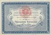 France 1 franc - Chambre de Commerce de Caen et Honfleur - 1920