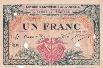 France 1 Franc - Chambre de Commerce de Corbeil - 16-02-1920 - Sp&eacute;cimen