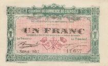 France 1 Franc - Chambre de Commerce de Grenoble - 1916 - S&eacute;rie 161