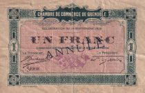 France 1 Franc - Chambre de commerce de Grenoble - Annulé - P.63-7