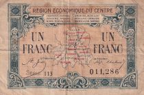 France 1 Franc - Chambre de commerce de la Région économique du Centre - ND - Serial 113 - P.40-7