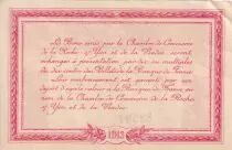France 1 Franc - Chambre de commerce de la Roche sur Yon & de la Vend&eacute;e - Serial D - P.65-17