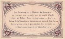 France 1 Franc - Chambre de commerce de Lorient -  1920 - S&eacute;rie D
