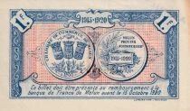 France 1 Franc - Chambre de Commerce de Melun - 15-10-1915 - Annul&eacute;