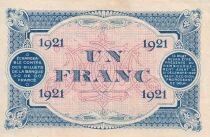 France 1 Franc - Chambre de Commerce de Mont-de-Marsan - &Eacute;mission de la Paix - 1921 - S&eacute;rie 188