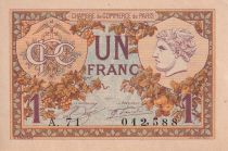 France 1 Franc - Chambre de commerce de Paris - 1920 - Serial A.71 - P.97-36