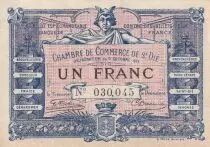 France 1 Franc - Chambre de commerce de Saint-Dié - P.112-03