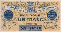 France 1 Franc - Chambre de commerce de Saint-Etienne - Serial R-C - P.114-4