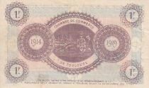 France 1 Franc - Chambre de Commerce de Toulouse - 06-11-1914