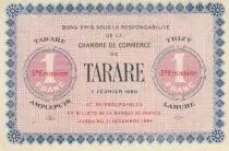France 1 Franc - Chambrer of commerce - Tarare - 07-02-1920 - Third Emission - Serial E.046