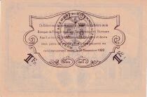 France 1 Franc - Chambres de Commerce Caen & Honfleur - 1915-1920 - ANNUL&Eacute;