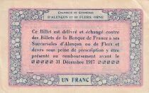 France 1 Franc - Chambres de Commerce d\'Alen&ccedil;on et de Flers, Orne - 1915 - S&eacute;rie X-1