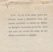 France 1 Franc - City of Arras - 29-08-1914 - Serial A