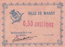 France 1 Franc - City of Wassy - February 1918