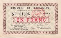 France 1 Franc - Cornimont- 1915 - Serial A - P.88-13