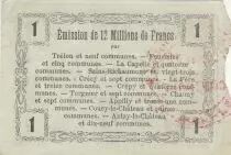 France 1 Franc - Fourmies - Bon R&eacute;gional - 08-05-1916 - S&eacute;rie 18