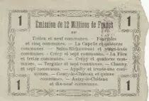 France 1 Franc - Fourmies - Regional Coupon  - 08-05-1916 - Serial 7
