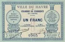 France 1 Franc - Havre - Chamber of Commerce - 1915