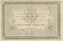 France 1 Franc - Honfleur and Caen Chamber of Commerce - 1915 - Serial A