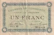 France 1 Franc - Lons-le-Saunier - Chambre de Commerce - 1920 - Série 41