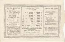 France 1 franc - Lottery of the Société des gens de lettres - 1884 - AU
