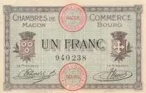 France 1 Franc - Macon - Chamber of Commerce - 01-09-1915