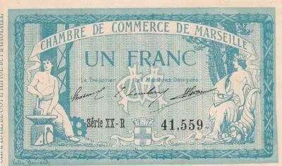 France 1 Franc - Marseille - Chamber of Commerce - 05-11-1915 - S�rie XX-R