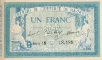 France 1 Franc - Marseille - Chamber of Commerce - 12-08-1914 - Serial 18