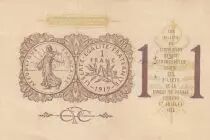 France 1 Franc - Paris Chamber of Commerce - 1920 - Serial S.C73