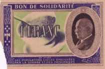 France 1 Franc - Petain - 1941-1942