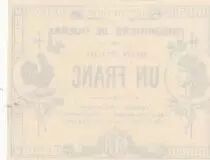 France 1 Franc - Prisionniers de guerre - 15ème région