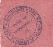 France 1 Franc - Prisonniers de guerre - 13ème région - Saint-Angeau