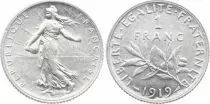 France 1 Franc - Semeuse - 1919 - Argent