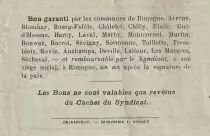France 1 Franc - Syndicat d\'Emission de Bons Communaux - Rimogne - 1917 - Serial S.2 - P.08-190