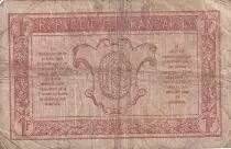 France 1 Franc - Trésorerie aux armées -  1917 - Serial E - VG+ - M.2