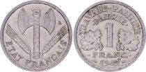 France 1 Franc - Type Bazor - France 1942 (EC)