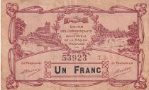 France 1 Franc - Union des commerçants et industriels de la région mantaise - 1920 - Serial T.3 - P.78-35