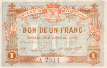 France 1 Franc - Ville de Mouy - 1916 - Serial A - P.60-53