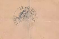 France 1 Franc - Ville de Wassy - Septembre 1916