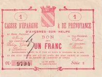 France 1 Franc- Avesnes-sur-Helpe - S&eacute;rie 2  N&deg;9794