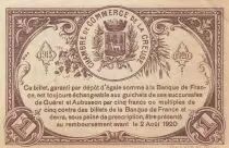 France 1 Franc -Chamber of Commerce - Creuse - 10-26-1915 - 2nd Issues - Serial A